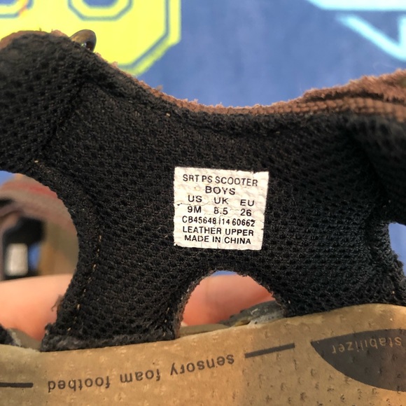 Stride Rite Brown Little Kid Sandals Size 9M - Picture 7 of 8